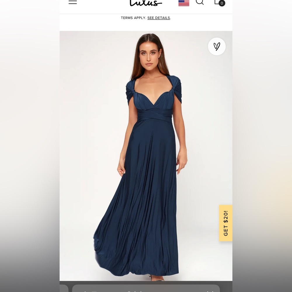 Three Lulus convertible maxi dresses
